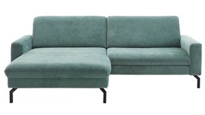 Ecksofa modulmaster aus Stoff in Grün Modulmaster MM-ZE1126 - Ecksofa opalfarbener Stoff Santos - Stellfläche ca. 179 x 248 cm