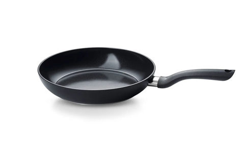 Einzelpfanne Fissler aus Kunststoff Metall in Silber Schwarz Fissler Pfanne Essential, Bratpfanne 24 cm Durchmesser, für alle Herdarten