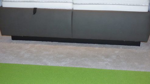 Polsterbett comfortmaster besser sitzen, liegen, leben aus Stoff in Anthrazit OSCHMANN OC-PB21005 Polsterbett OC-PB21005, Bett 180 x 200 cm Stoff Galero Slate 640000 – Kopfteil 0689, Fuss S01-10