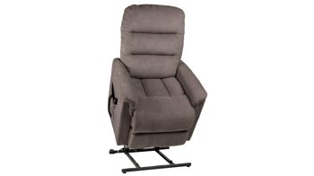 Fernsehsessel Duo collection aus Stoff in Braun TV-Sessel graubrauner Stoffbezug Palermo