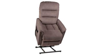 Fernsehsessel Duo collection aus Stoff in Braun TV-Sessel graubrauner Stoffbezug Palermo