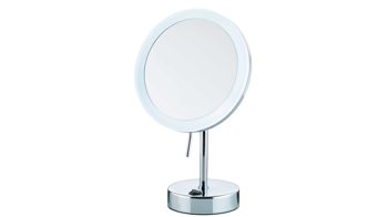 Kosmetikspiegel Kela | keck & lang aus Spiegel in Metallfarben kela Kosmetikspiegel Sabina silberfarbenes Metall – Höhe ca. 32 cm
