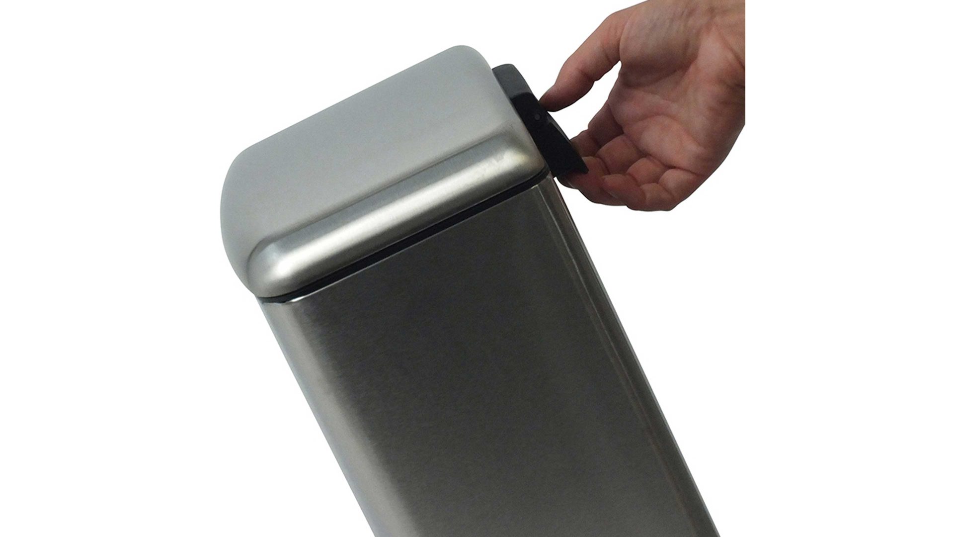 Kosmetikeimer Kela | keck & lang aus Metall in Metallfarben kela Treteimer Davino Edelstahl – ca. 12 Liter