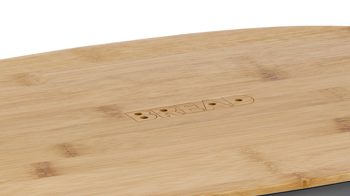 Brotkasten Kela | keck & lang aus Kunststoff in Grau kela Brotkasten Namur dunkelgrauer Kunststoff & Bambus – ca. 38 x 14 cm