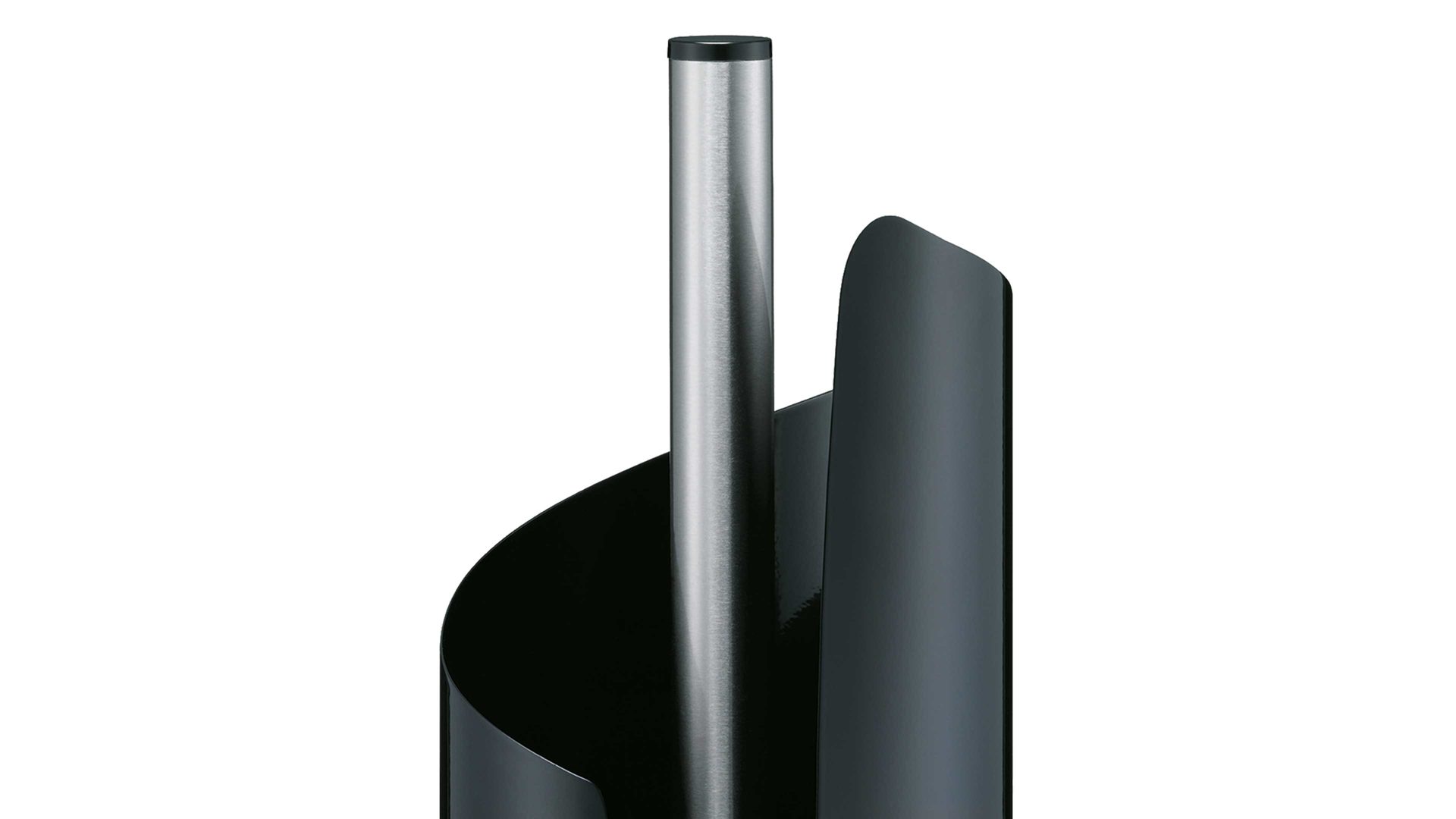 Küchenrollenhalter Kela | keck & lang aus Metall in Schwarz kela Küchenrollenhalter Stella schwarz beschichtetes Metall – Länge ca. 32 cm