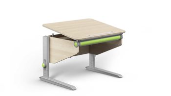 Schreibtisch Moll aus Holz in Holzfarben Hell Moll Winner Compact Schreibtisch Ahorn-Weiss Classic (Rasterverstellung)