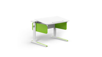 Schreibtisch Moll aus Holz in Grün Weiß Moll CP Champion Compact Schreibtisch Kinderschreibtisch Grün - Weiss