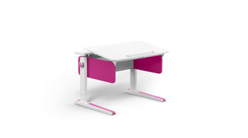 Schreibtisch Moll aus Holz in Pink Weiß Moll CP Champion Compact Schreibtisch Kinderschreibtisch Pink - Weiss