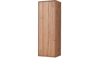 Hängeschrank Interliving aus Holz in Holzfarben Interliving Wohnzimmer Serie 2106 – Hängeschrank 620907 Raucheiche – eine Tür, rechts