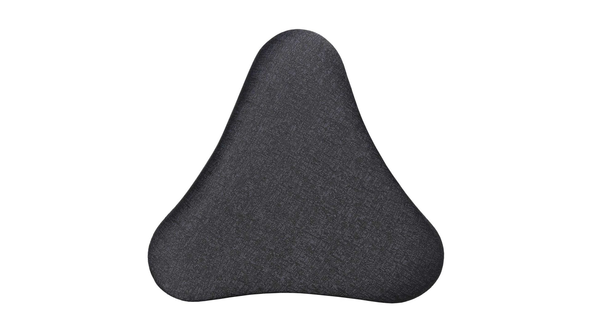 Bürostuhl Topstar aus Kunststoff Metall Stoff in Schwarz TOPSTAR Sitzhocker Hocker SITNESS UP 1 schwarz Sitz Dreieck, Bezug Stoff schwarz, Gestell schwarz