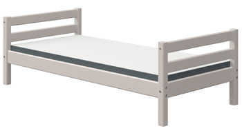 Einzelbett Flexa aus Holz in Hellgrau FLEXA Classic Bett Einzelbett 90x200 cm Kiefer grau lasiert