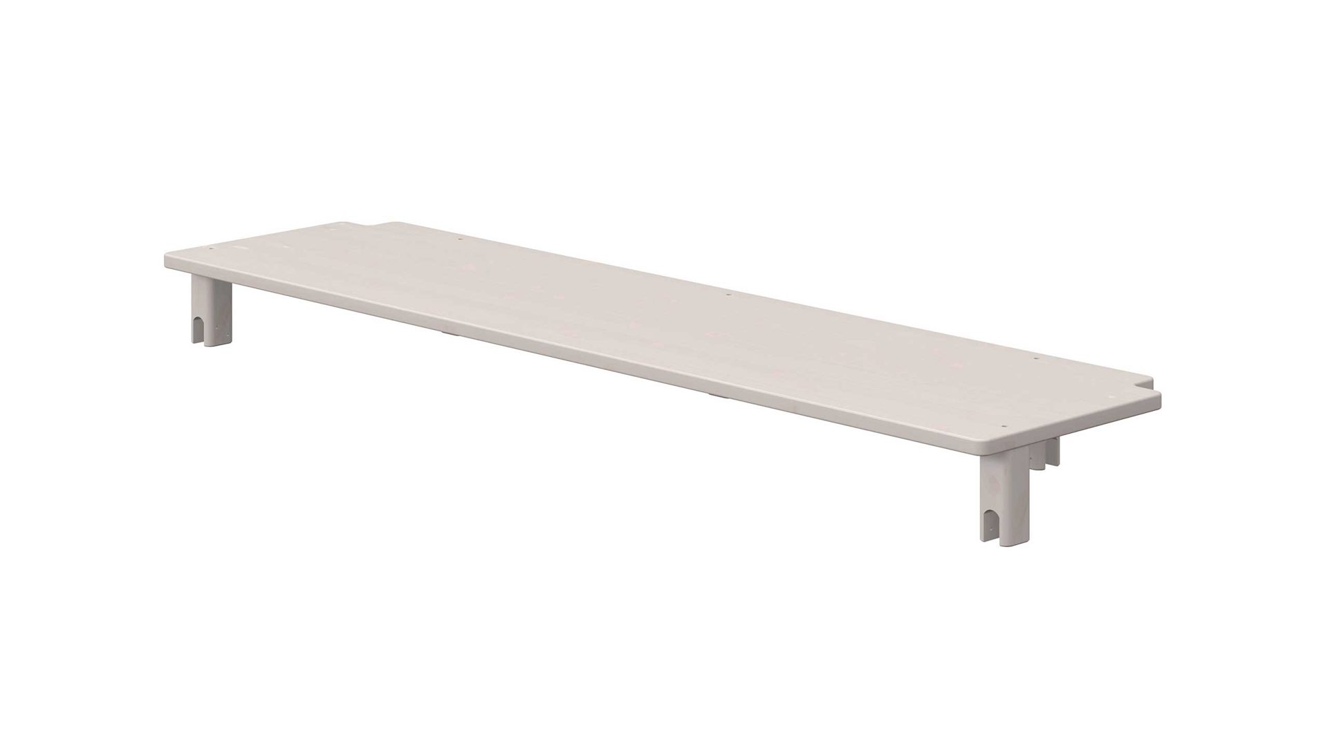 Tischplatte Flexa aus Holz in Weiß FLEXA Tischplatte  Classic für Hochbett, Kiefer weiß lasiert – Länge ca. 210 cm