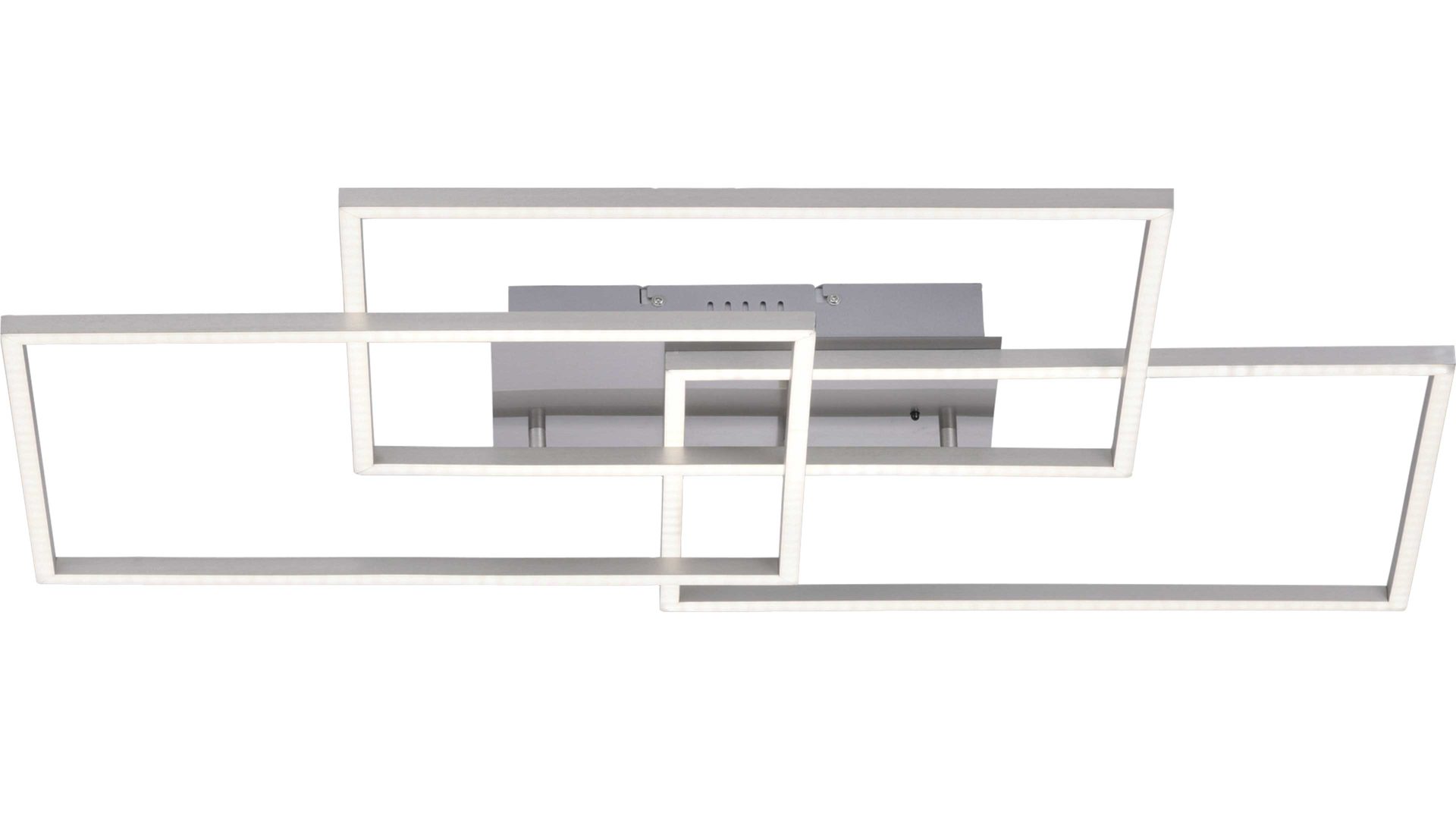 Deckenleuchte Just light. (leuchtendirekt) aus Metall in Metallfarben JUST LIGHT. LED-Deckenleuchte Iven Stahl – Länge ca. 82 cm