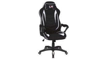 Gamesessel /-stuhl Duo collection import aus Kunststoff Stoff in Schwarz Weiß DUO COLLECTION Gaming-Stuhl Game Rocker R-10 Stoff schwarz-weiß