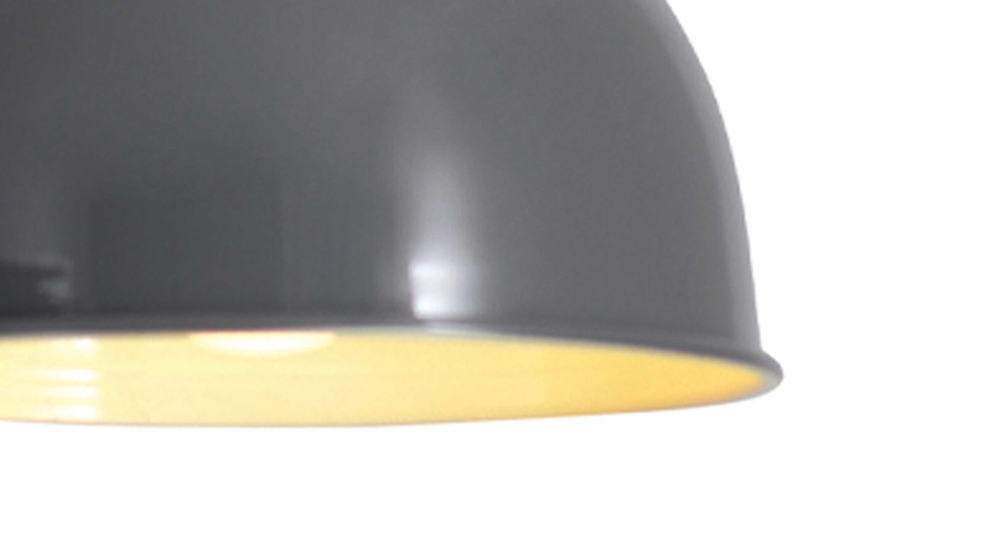 Pendelleuchte Näve aus Metall in Dunkelgrau näve Pendelleuchte dunkelgraues Metall - Durchmesser ca. 19 cm