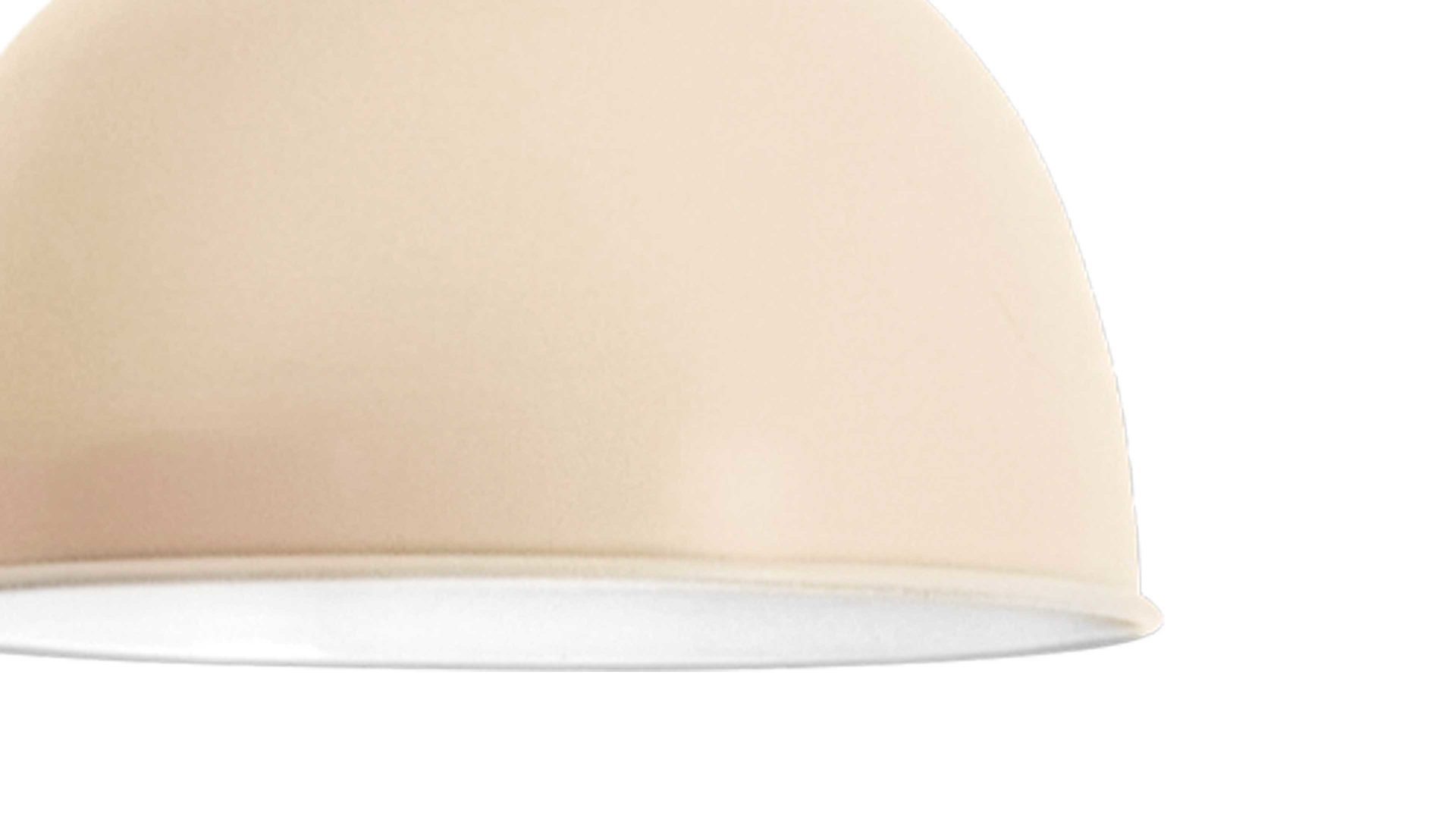 Pendelleuchte Näve aus Metall in Beige näve Pendelleuchte cappuccinofarbenes Metall - Durchmesser ca. 19 cm