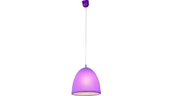 Pendelleuchte Näve aus Kunststoff in Lila näve Hängelampe Fancy lilafarbenes Silikon - Durchmesser ca. 25 cm