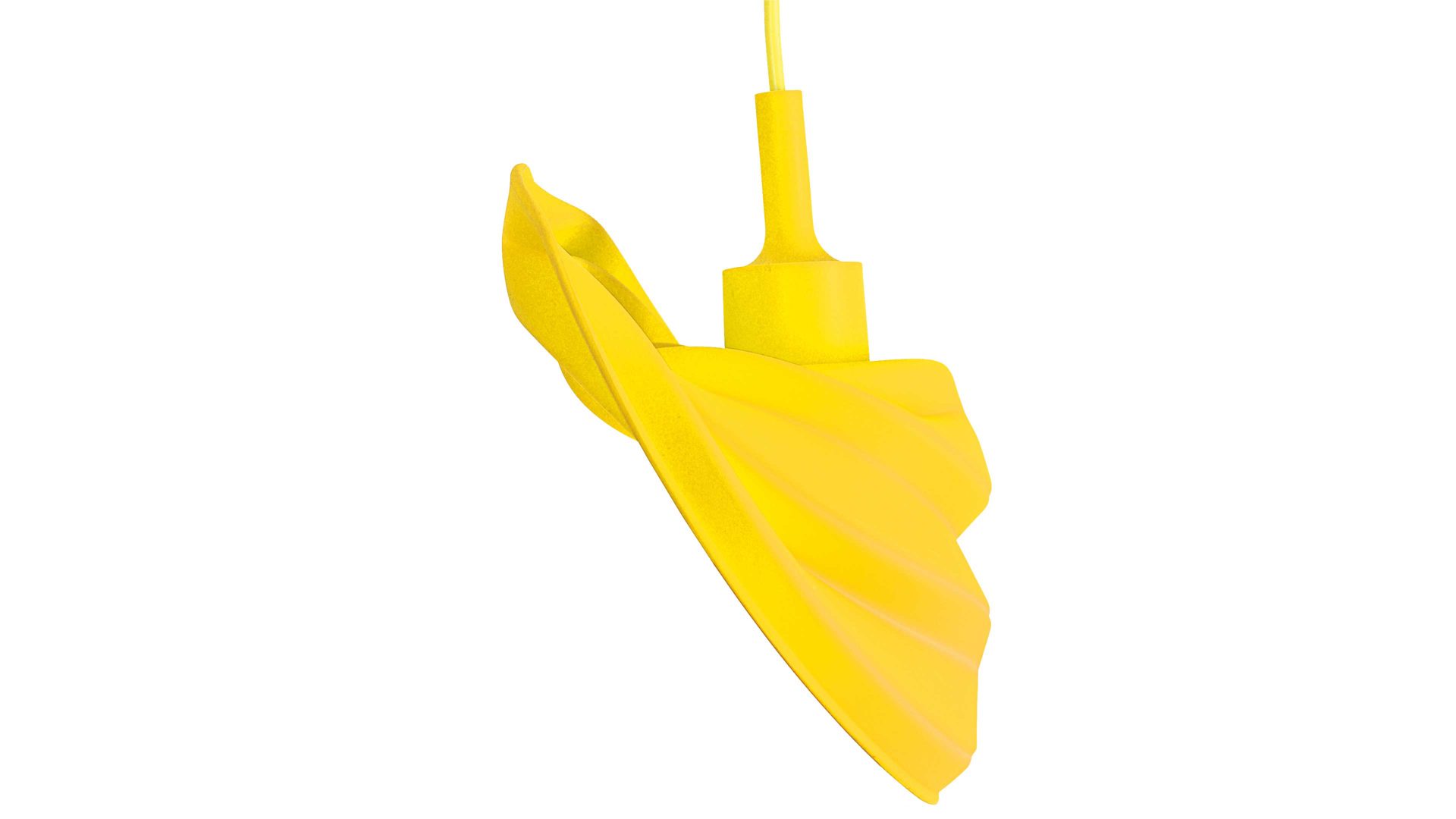 Pendelleuchte Näve aus Kunststoff in Gelb näve Pendelleuchte Fancy Zitronengelb - Durchmesser ca. 14 cm