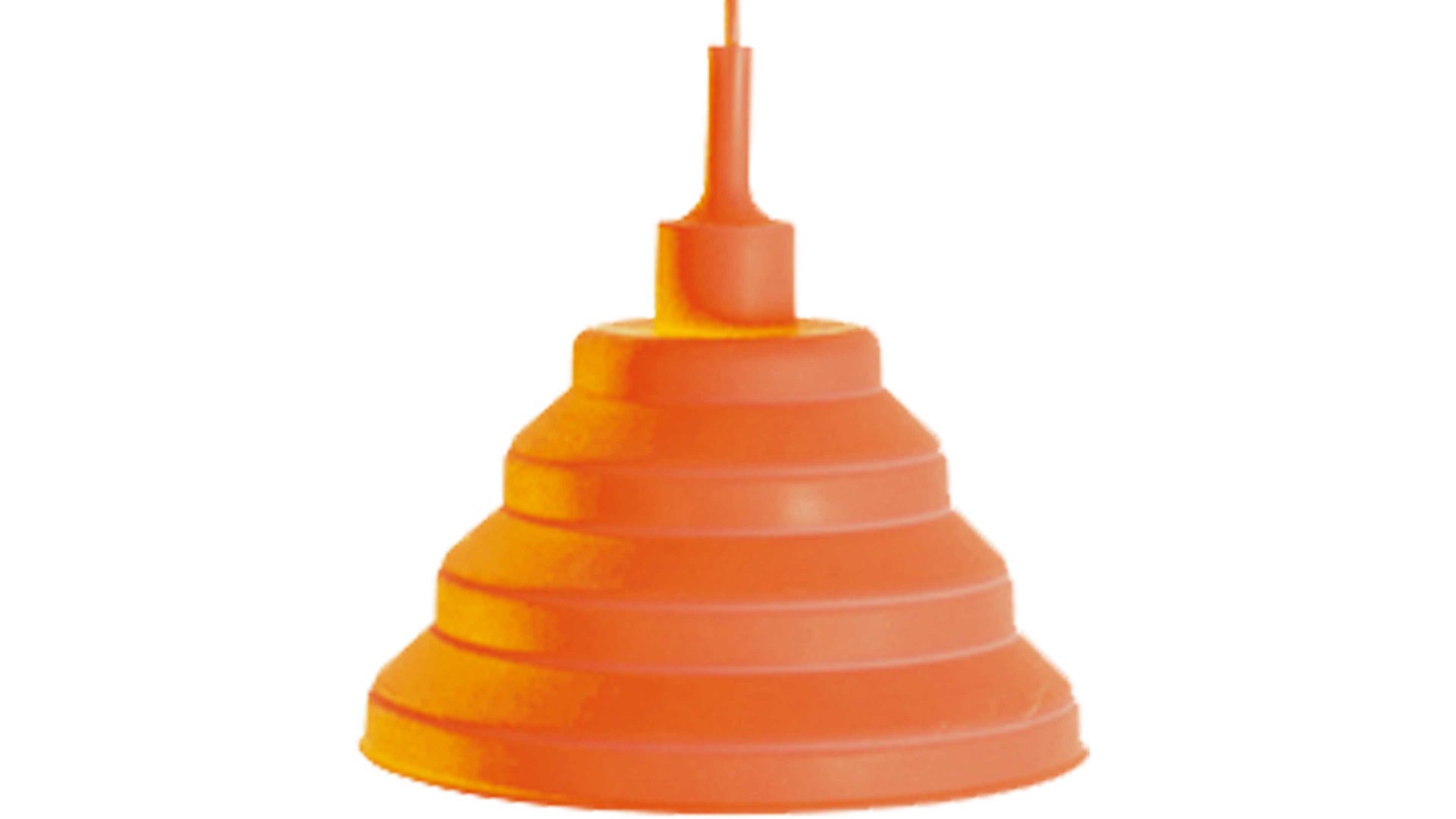 Pendelleuchte Näve aus Kunststoff in Orange näve Hängelampe Fancy Orange - Durchmesser ca. 24 cm