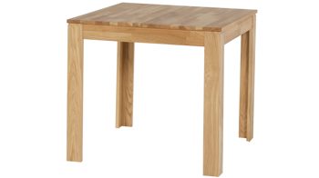 Auszugtisch Standard furniture factory aus Holz in Holzfarben Esszimmertisch Pedro mit Ausziehfunktion als Massivholzmöbel geöltes Eichenholz - ca. 86-126 x 80 cm