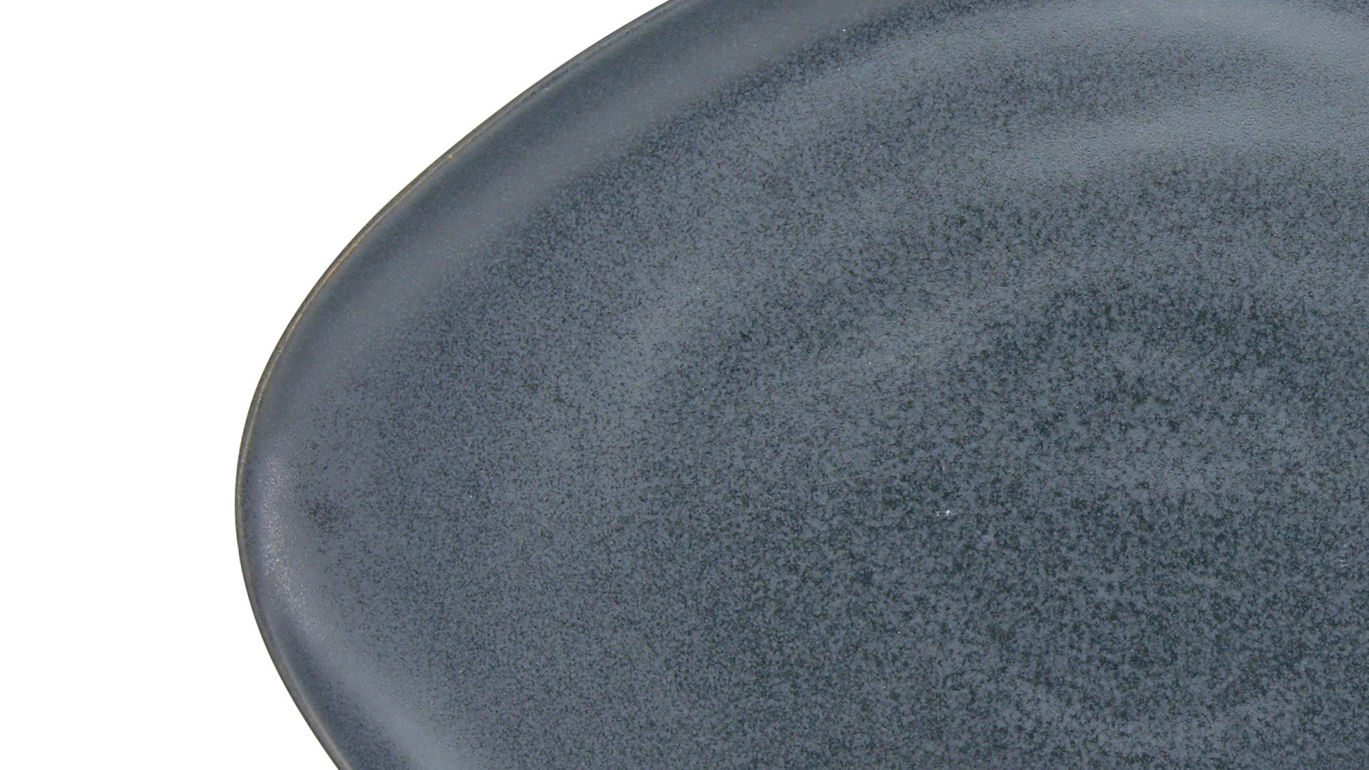 Platte Creatable aus Steinzeug in Schwarz CREATABLE Pietra – Gourmetplatte schwarzes Steinzeug – ca. 31 x 24 cm