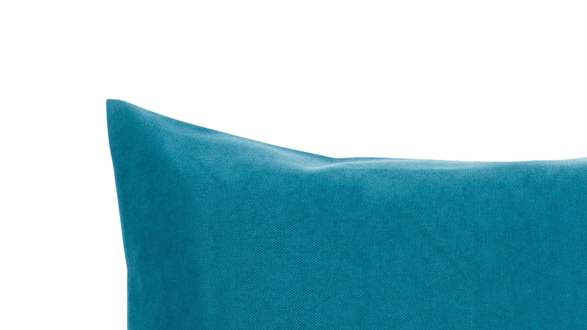 Kissenbezug /-hülle Gözze aus Stoff in Petrol Ambiente Trendlife by GÖZZE Kissenbezug Dante Petrol – ca. 40 x 40 cm