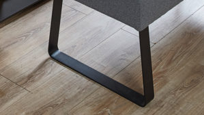 Polsterbank PARTNERRING COLLECTION aus Stoff in Grau PARTNERRING COLLECTION Dordrecht - Polsterbank steingrauer Boucle Today 85 - Länge ca. 130 cm