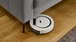 Polsterhocker COMFORT SMART aus Stoff in Hellgrau COMFORT SMART Anuk - Polsterhocker hellgrauer Bezug Simply Clean – ca. 92 x 67 cm