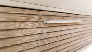 Babybett Paidi aus Holz in Beige PAIDI Eefje – Babybettgestell Cashmere-Beige & Groovy-Oak - Liegefläche ca. 70 x 140 cm
