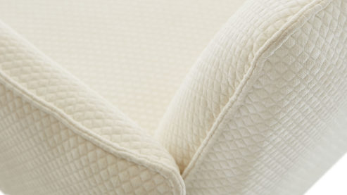 Polsterbank K+w polstermöbel aus Stoff in Weiß Esszimmerserie Base - Polsterbank weißer Bezug 940-30 & schwarzes Drahtgestell - Breite ca. 232 cm