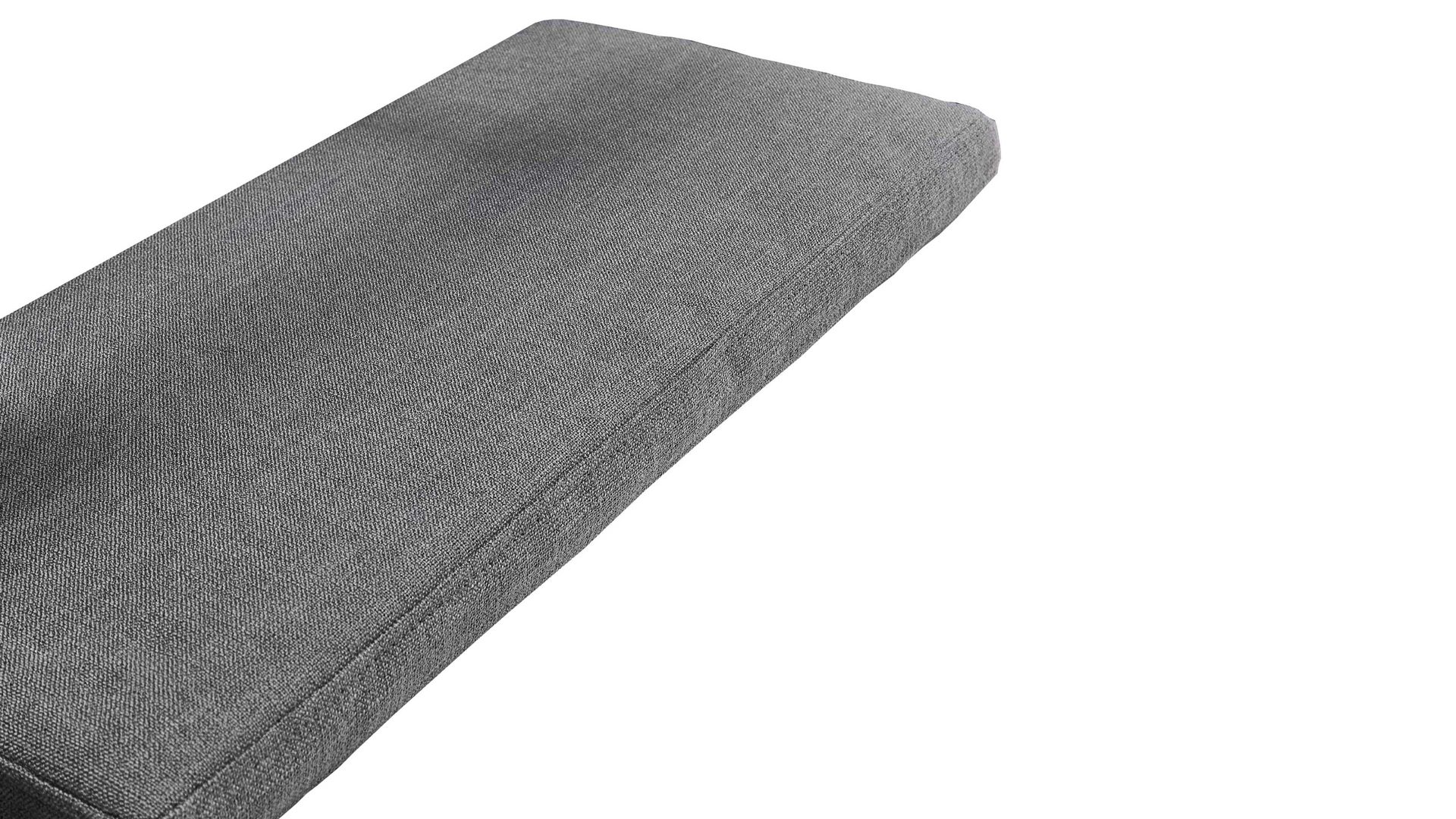 Sitzkissen Germania aus Stoff in Anthrazit Sitzkissen für Schuhbänke anthrazitfarbener Bezug - ca. 72 x 35 cm