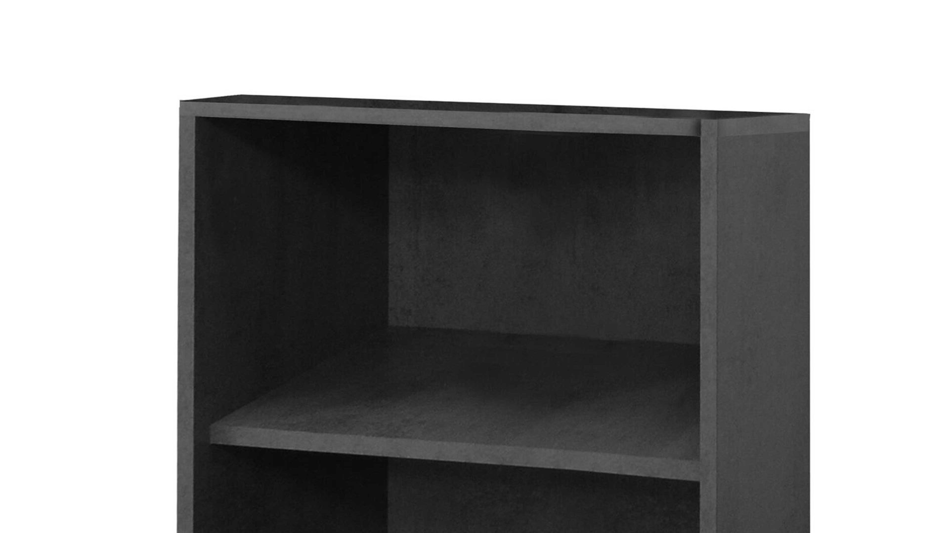 Regal Mäusbacher aus Holz in Schwarz Aktenregal Mister Office Graphit – ca. 81 x 145 cm