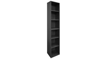 Regal Mäusbacher aus Holz in Schwarz Aktenregal Mister Office Graphit – ca. 41 x 215 cm