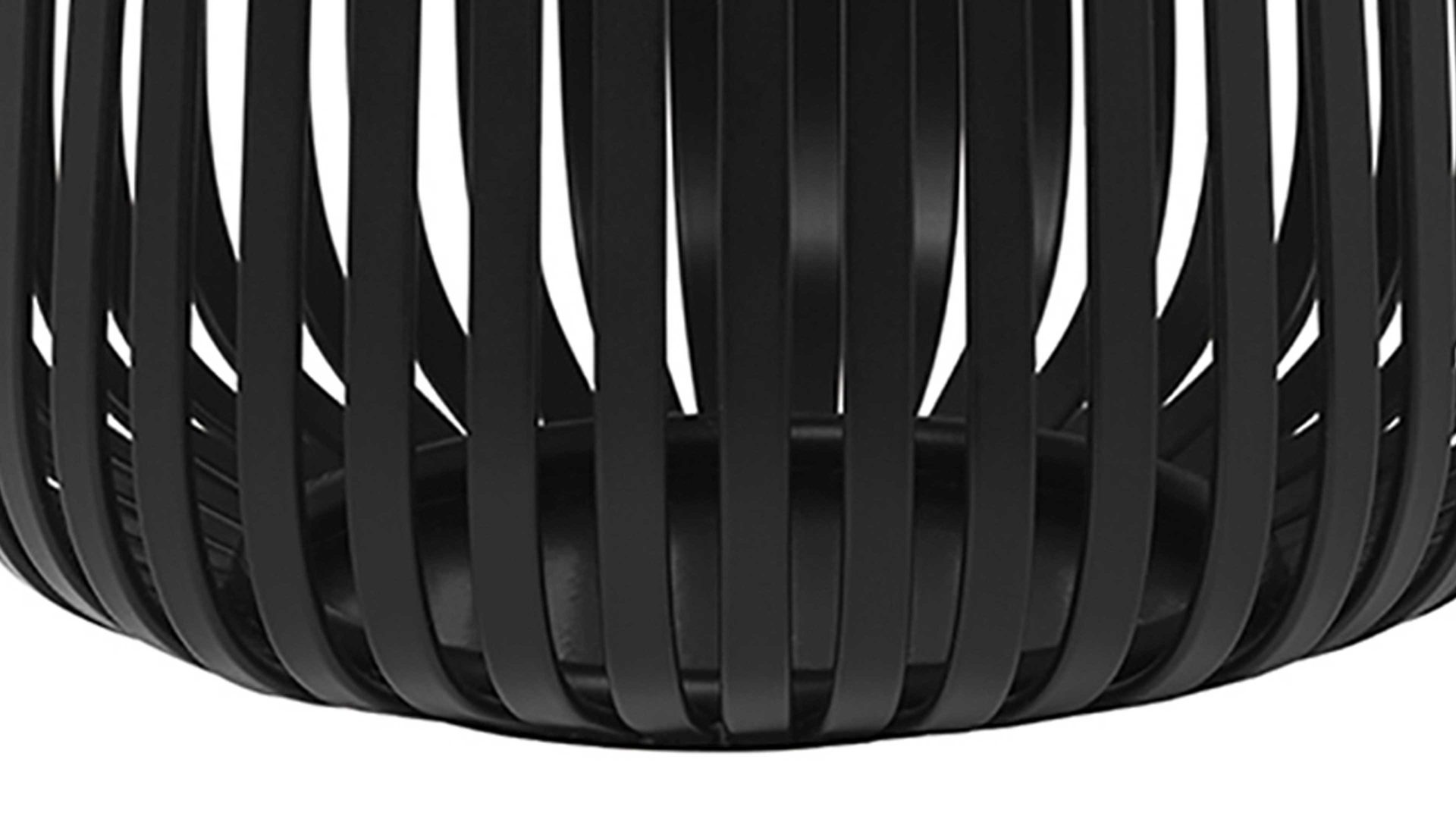 Windlicht Blomus aus Metall in Schwarz blomus Laterne Lito schwarzer Stahl – Höhe ca. 10 cm