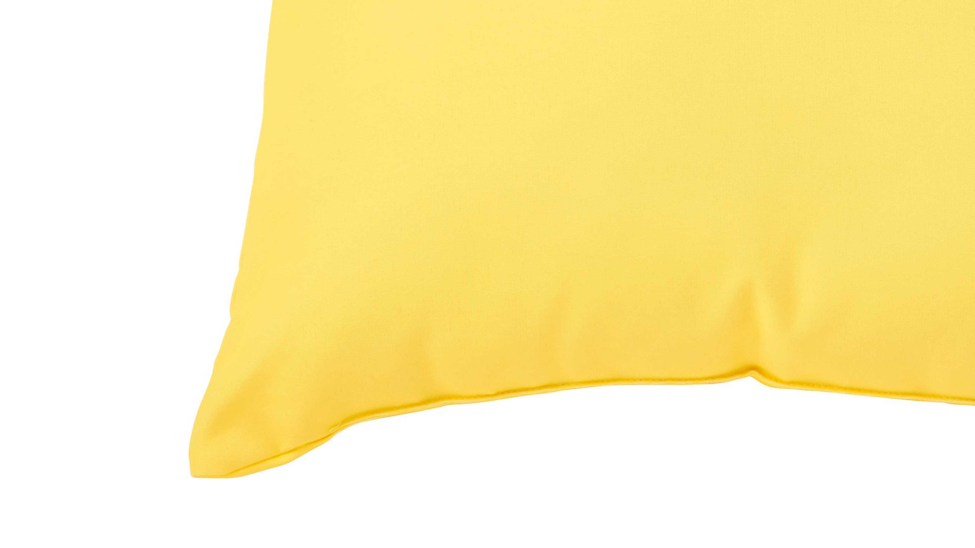 Einzelkissen Done.® aus Kunstfaser in Gelb done.® Kissen Cushion Outside lemongelber Olefinbezug – ca. 45 x 45 cm