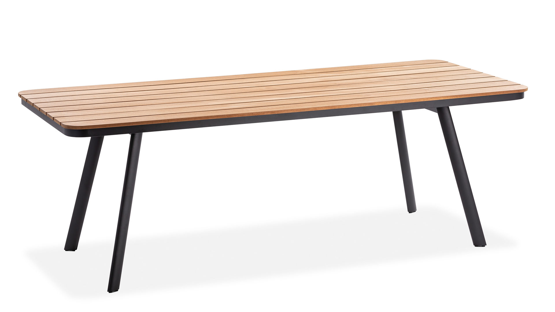 Gartentisch Niehoff garden aus Holz in Holzfarben NIEHOFF GARDEN Kubu Teak Tisch Gartentisch Teakholz & Alu Gestell –  ca. 220 x 76 x 95 cm