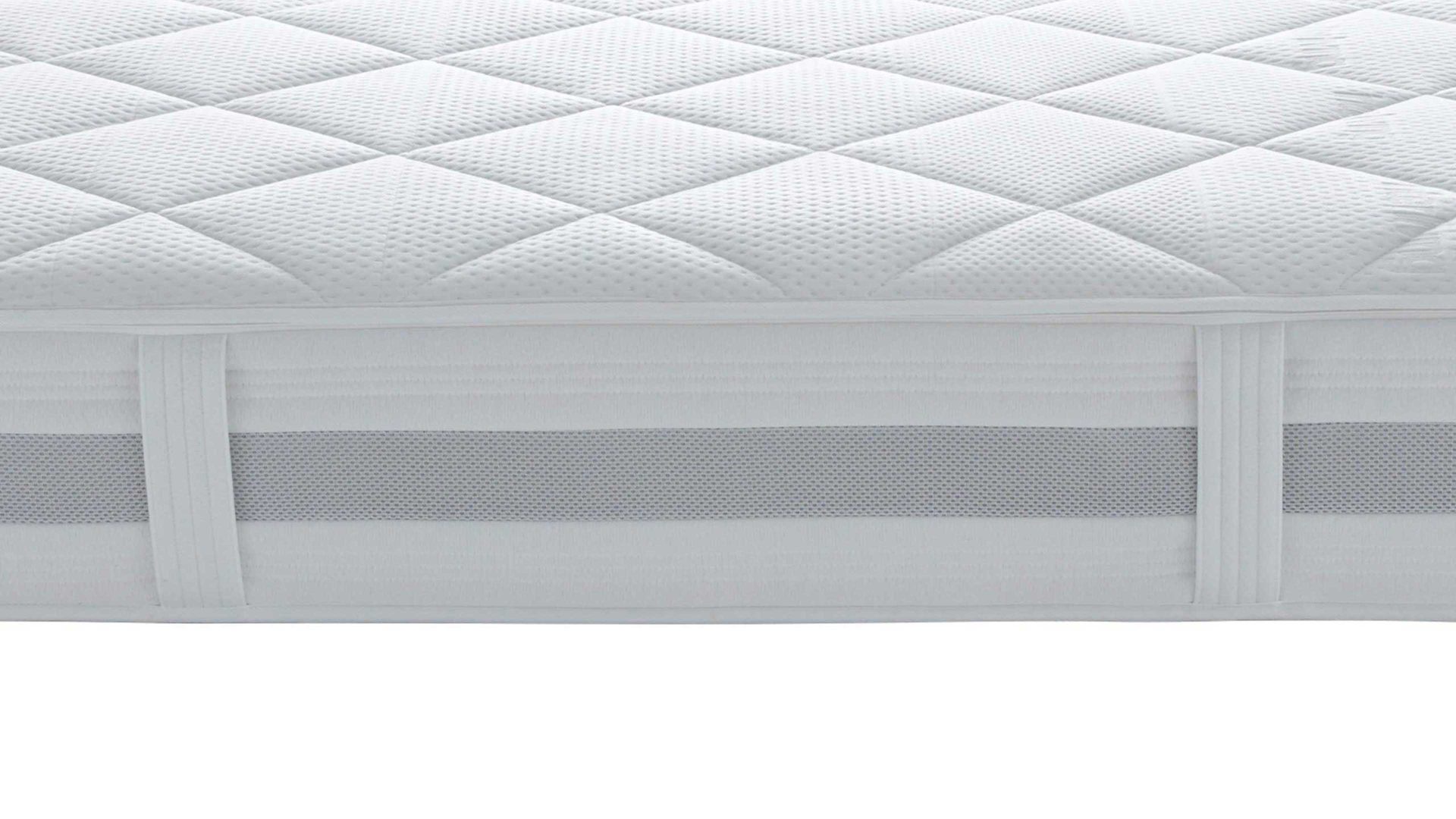 Kaltschaummatratze Interliving aus Stoff in Weiß Interliving Matratze Medikontur 1914 Kaltschaum, H3 – Liegefläche ca. 90 x 190 cm
