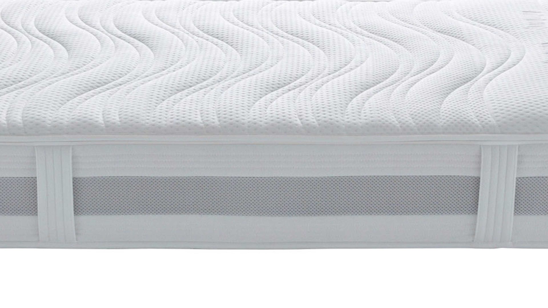 Kaltschaummatratze Interliving aus Stoff in Weiß Interliving Matratze Medikontur 1912 Kaltschaum, H2 – Liegefläche ca. 90 x 200 cm