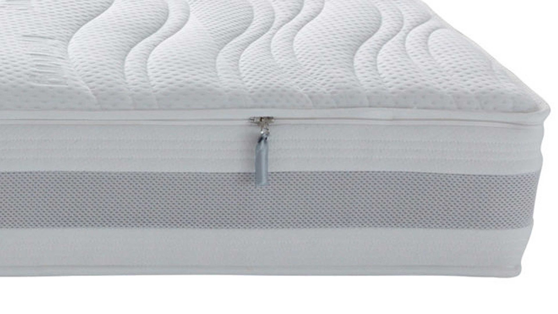 Kaltschaummatratze Interliving aus Stoff in Weiß Interliving Matratze Medikontur 1912 Kaltschaum, H3 – Liegefläche ca. 80 x 200 cm