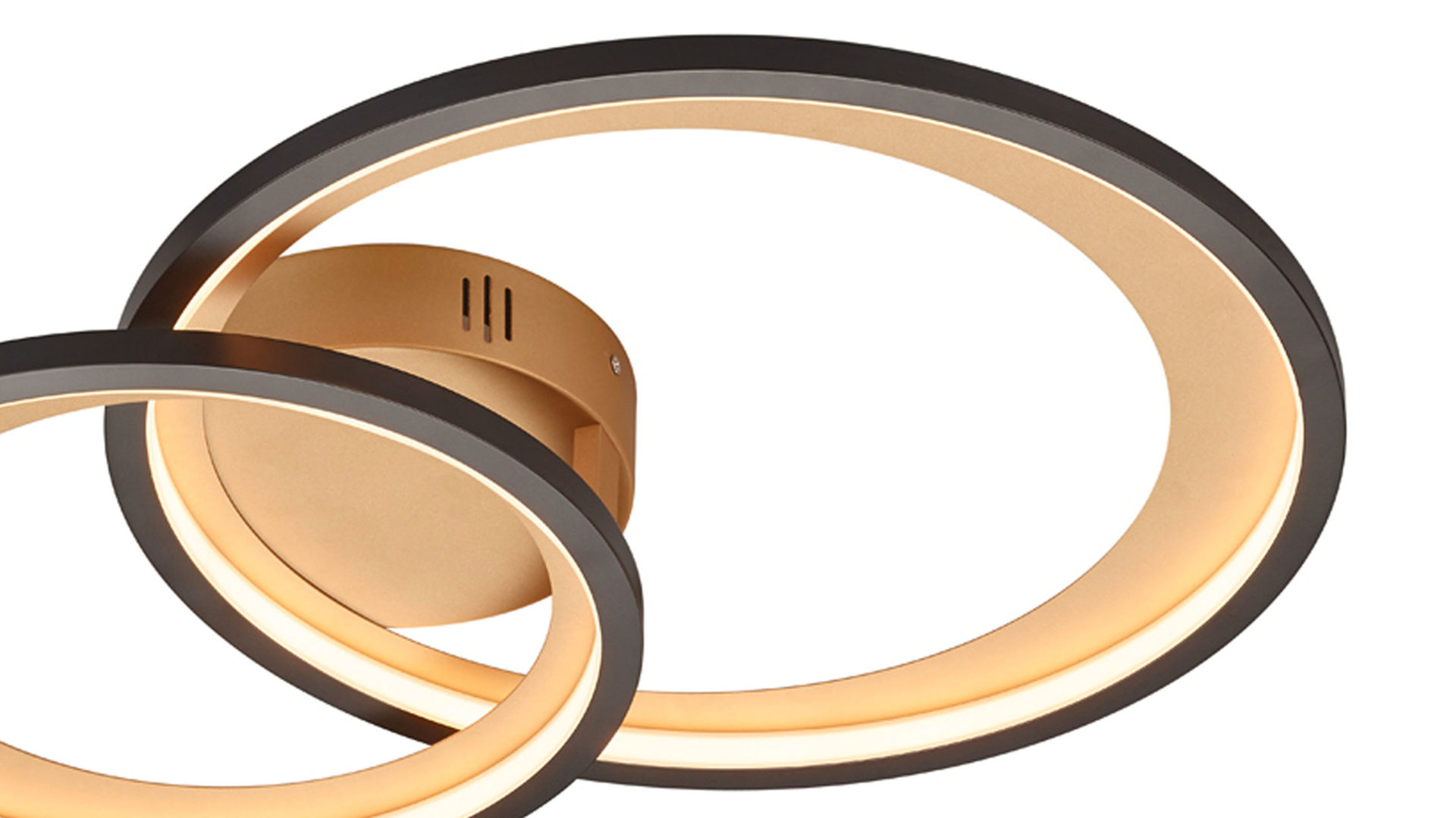 Deckenleuchte Trio lighting for you aus Metall in Schwarz TRIO Deckenlampe Granada mattschwarzes Metall – ca. 59 x 43 cm