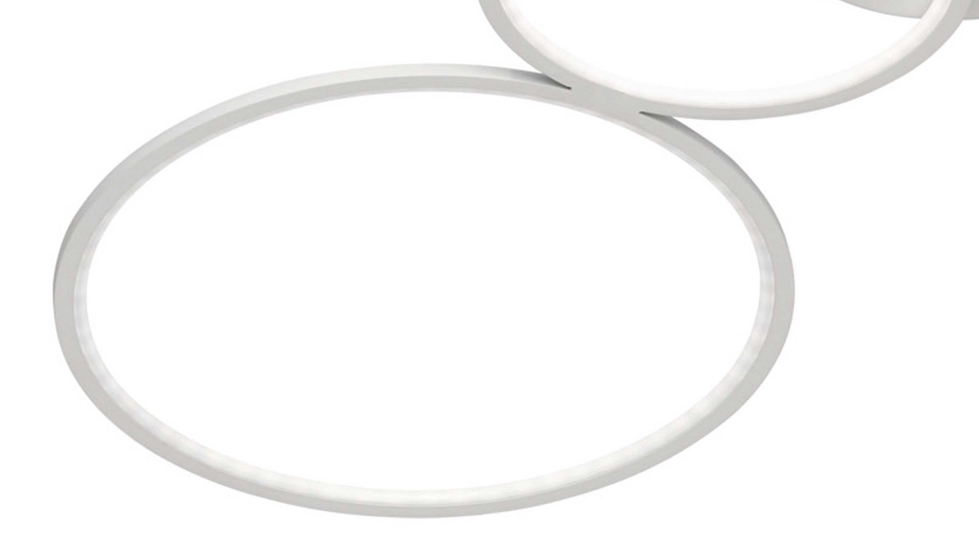 Deckenleuchte Trio lighting for you aus Metall in Weiß TRIO Deckenlampe Rondo mattweißes Metall – Länge ca. 97 cm