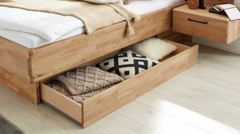 Bettkasten Interliving aus Holz in Holzfarben Interliving Schlafzimmer Serie 1016 – Bettschubladen-Set 07213 Eiche – zweiteilig