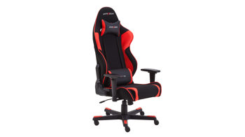 Gamesessel /-stuhl Mca furniture aus Kunstleder Kunststoff Stoff in Schwarz Rot DX-RACER Gaming-Stuhl R1 schwarzes Bezugkombi mit roten Absetzungen