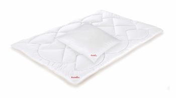 Bettdecke Paradies aus Textil in Weiß PARADIES Betten-Set Bio 2-teilig