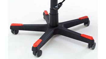 Gamesessel /-stuhl Mca furniture aus Kunstleder Kunststoff Stoff in Schwarz Rot DX-RACER Gaming-Stuhl R1 schwarzes Bezugkombi mit roten Absetzungen