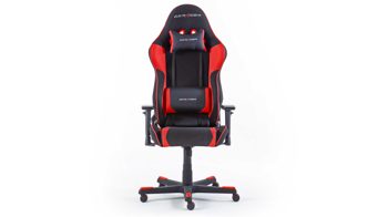 Gamesessel /-stuhl Mca furniture aus Kunstleder Kunststoff Stoff in Schwarz Rot DX-RACER Gaming-Stuhl R1 schwarzes Bezugkombi mit roten Absetzungen