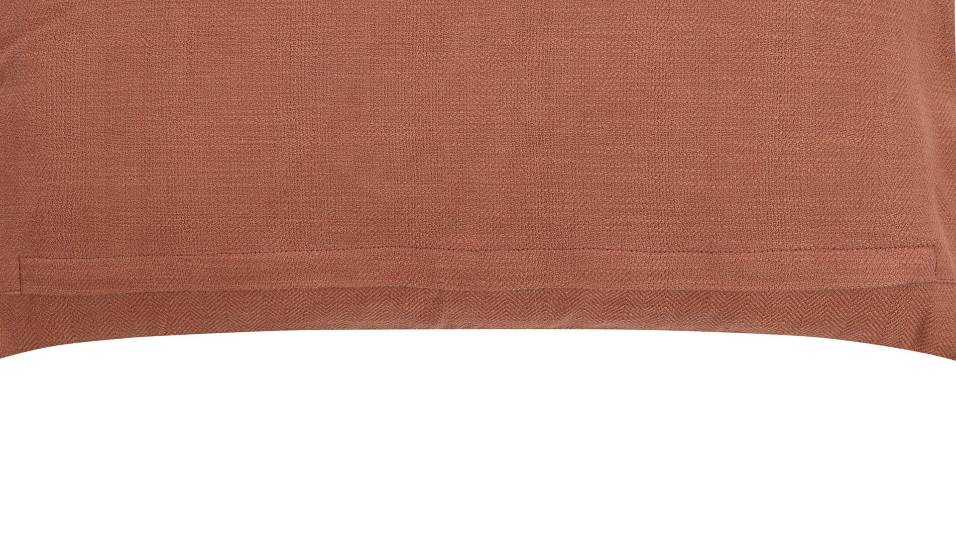 Kissenbezug /-hülle Magma sitting point aus Stoff in Blau MAGMA Jaquard-Kissenhülle Nouria Blau, Terracotta & Creme – ca. 40 x 60 cm