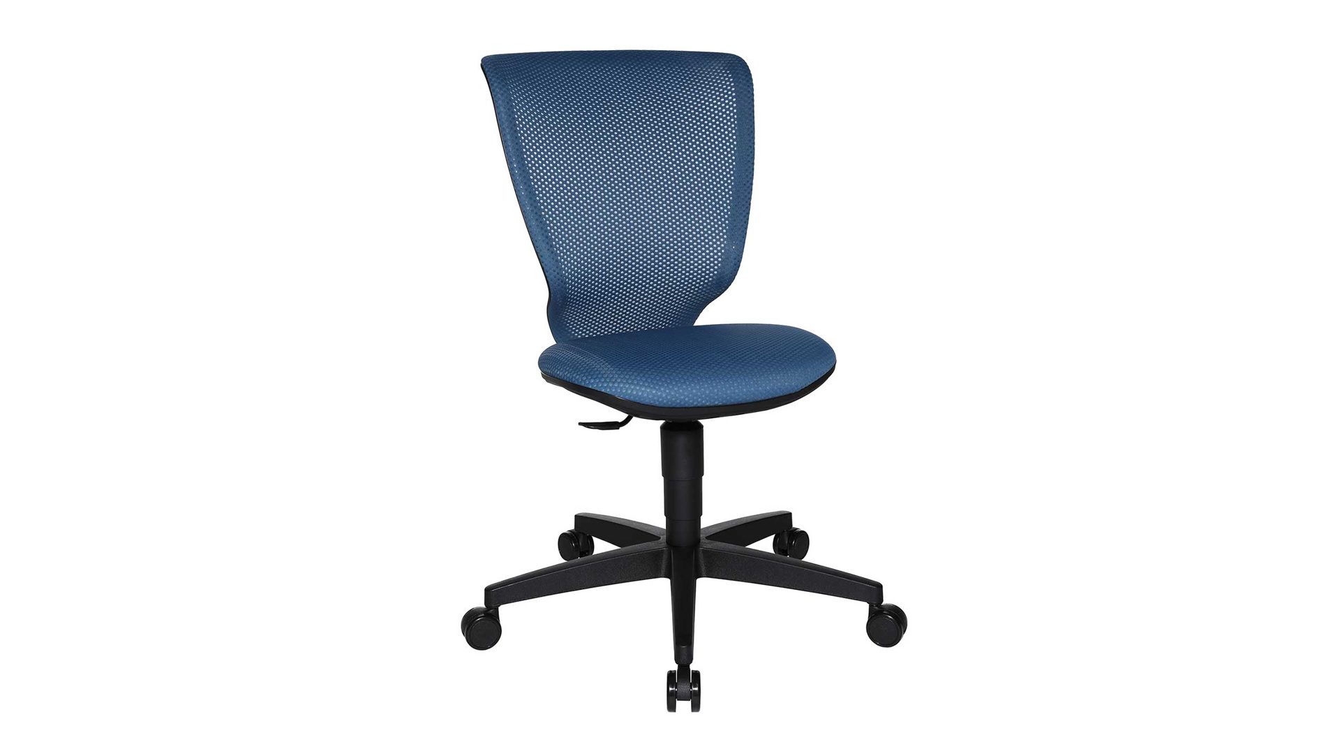 Bürostuhl Topstar aus Stoff Kunststoff in Blau TOPSTAR Drehstuhl Spider Kid Stoff blau & Gestell Kunststoff schwarz