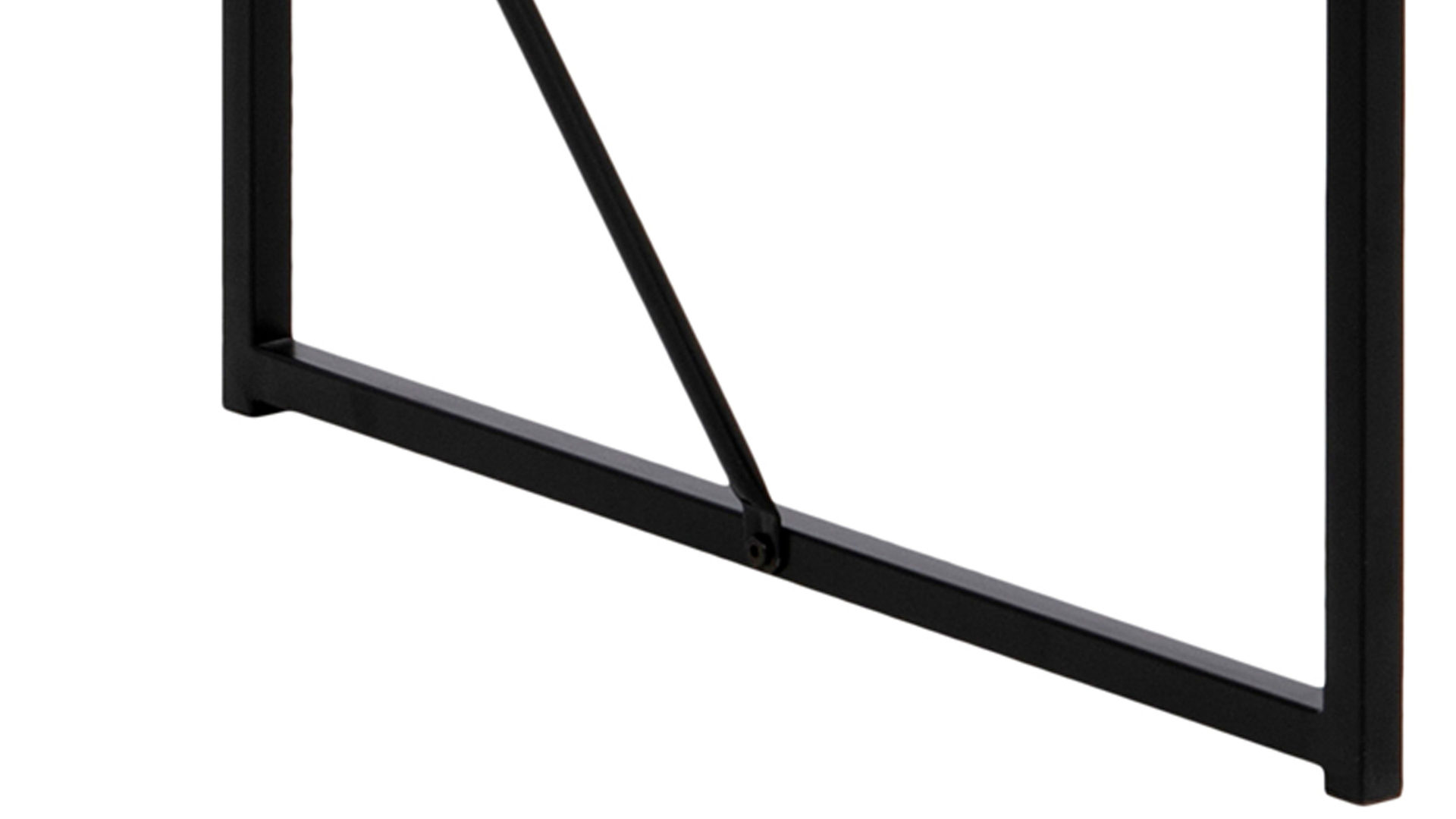 Bartisch Actona group aus Holz in Schwarz Bartisch Seaford schwarze Esche - ca. 120 x 60 cm