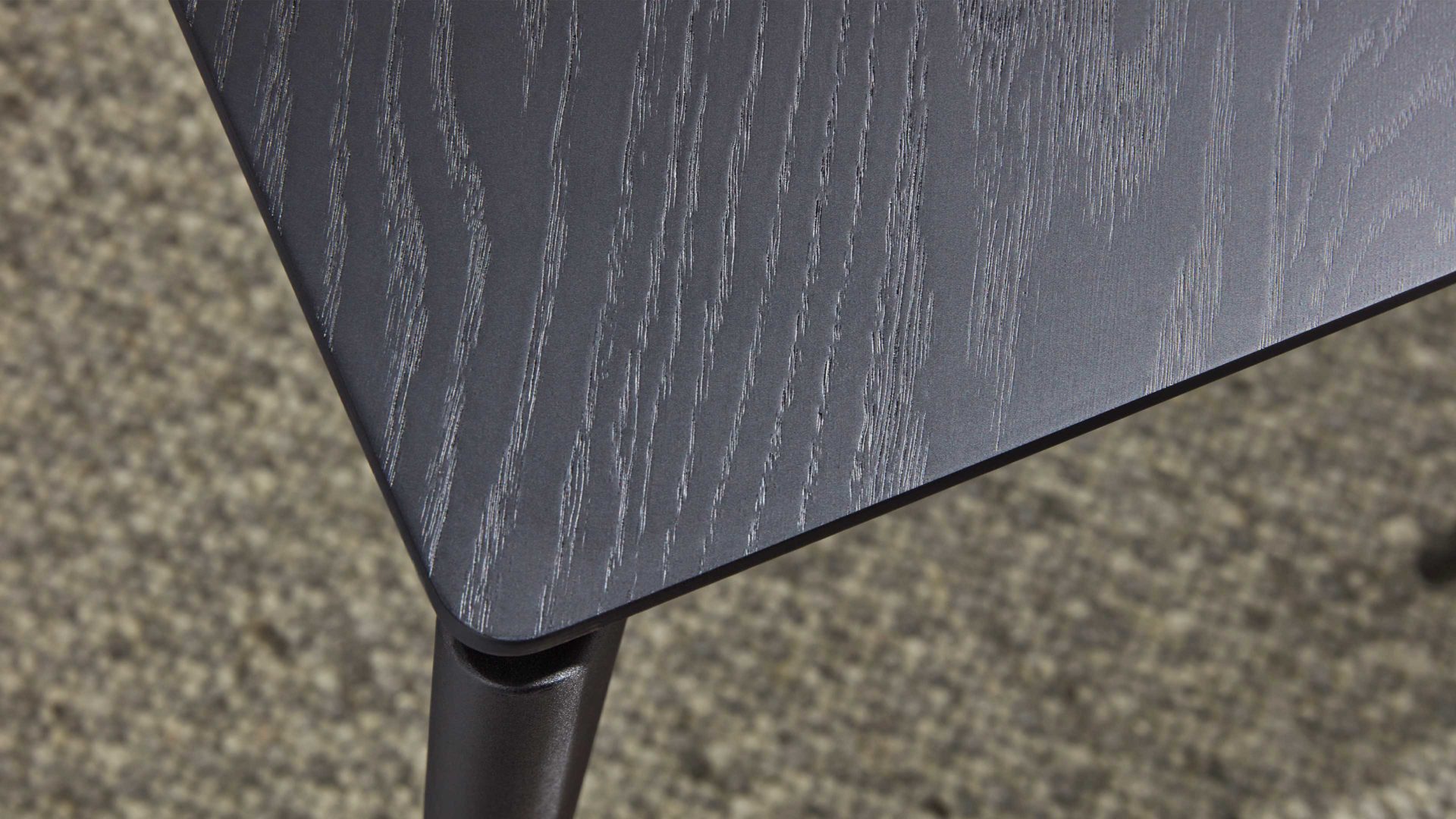 Auszugtisch Interliving aus Holz in Schwarz Interliving Esszimmer Serie 5110 - Auszugtisch mattschwarzes Eichefurnier - ca. 180 - 280 x 90 cm